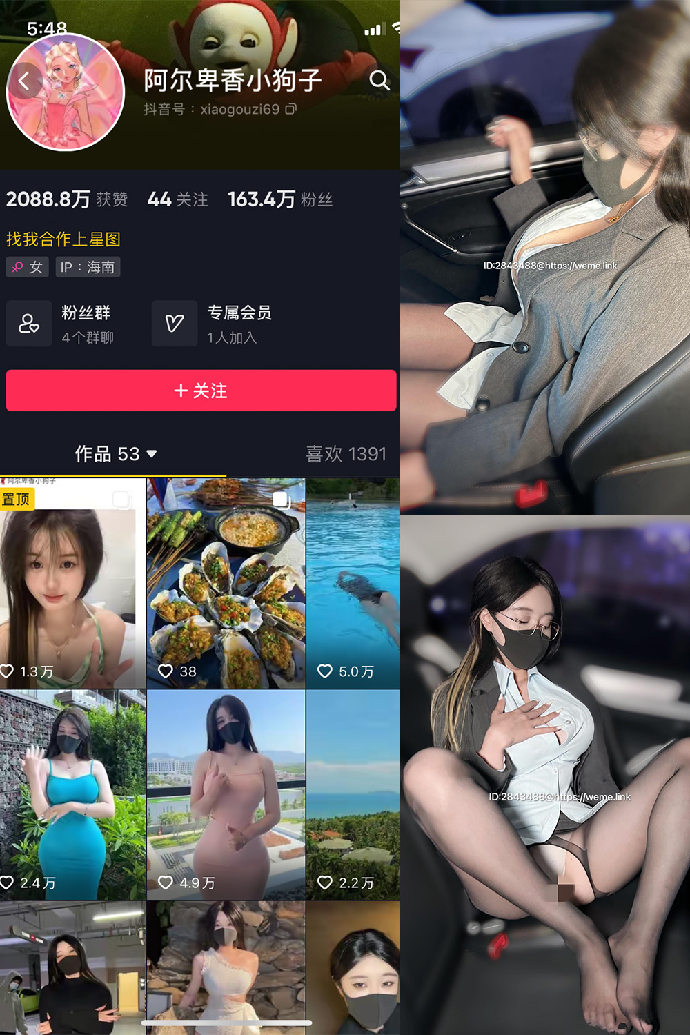 抖音 阿尔卑香小狗子 微密圈  NO.007期 【15P】最