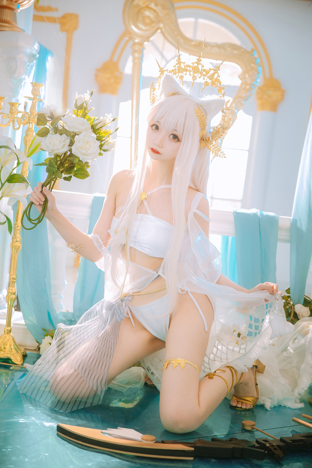 小野寺地瓜 - 白金泳装 [23P176M]