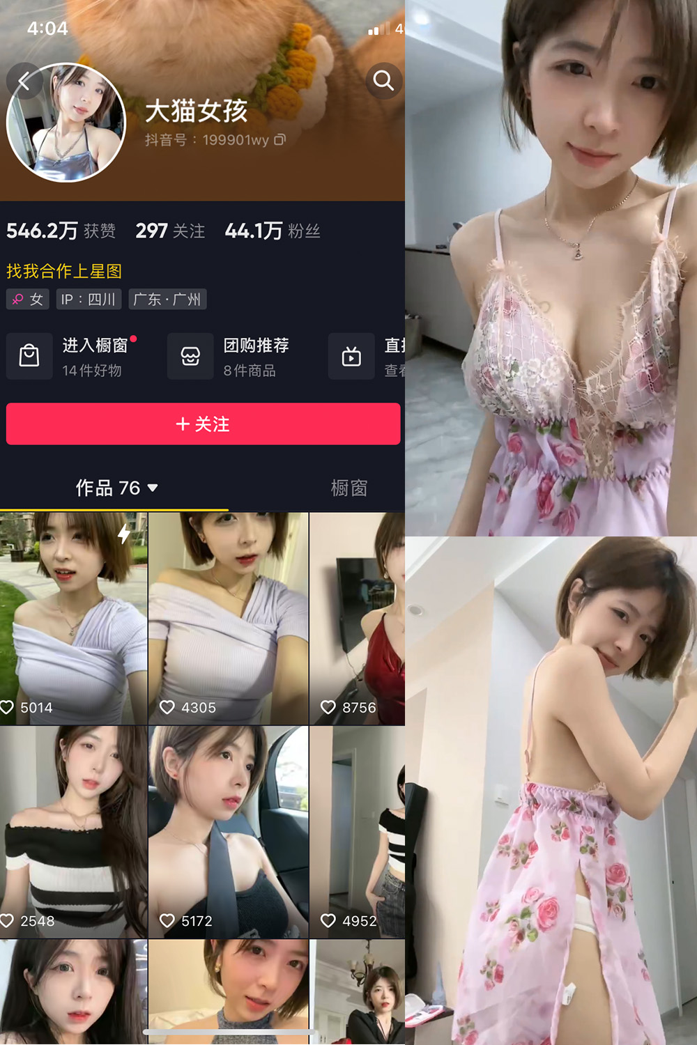 抖音 大猫女孩 微密圈  NO.006期 【17P5V】最新