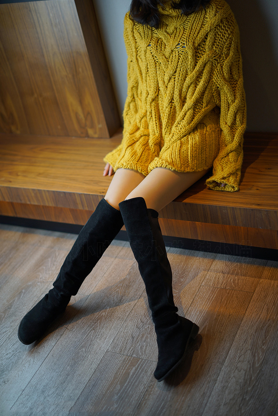 袜小喵 KT088《毛衣与靴》
