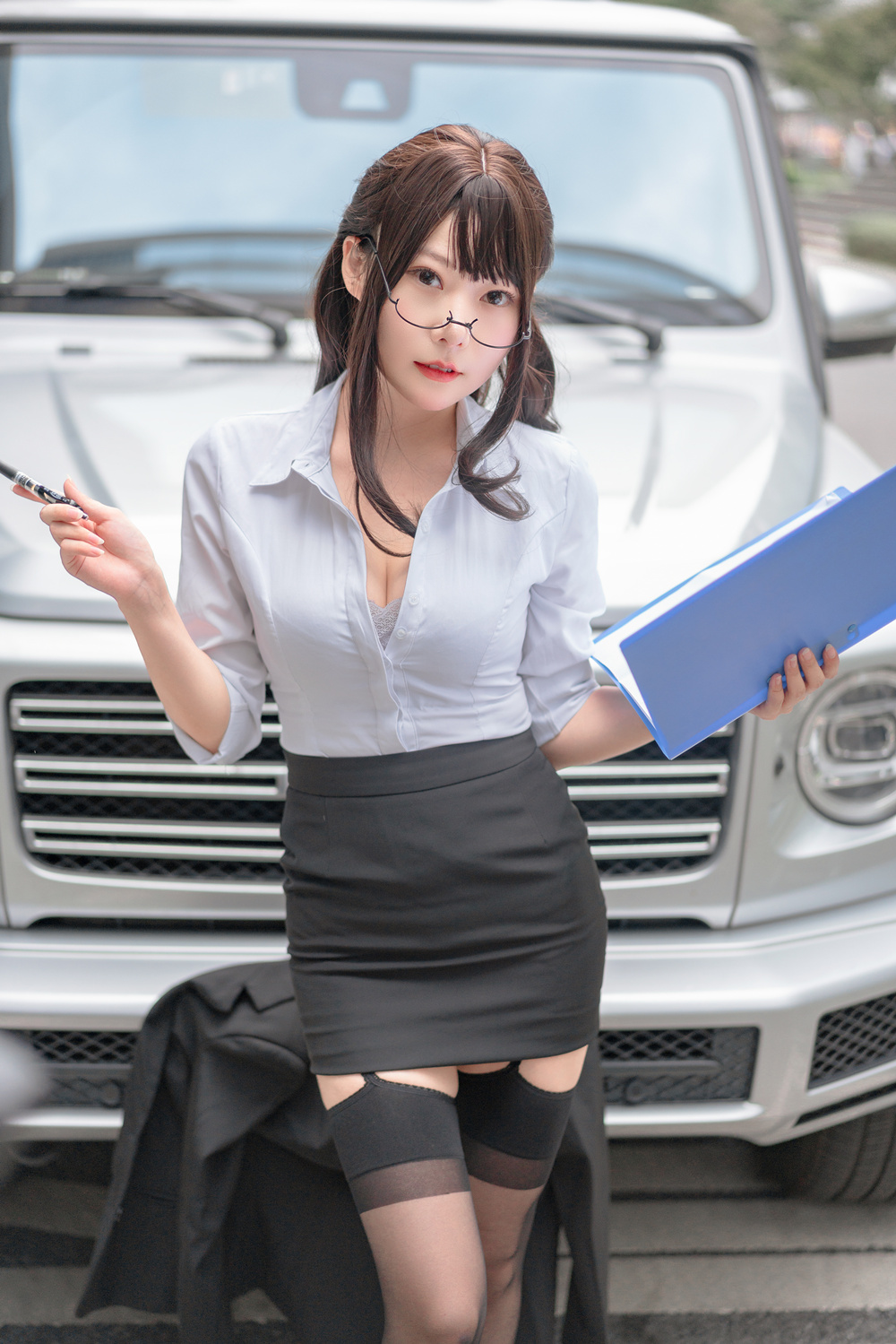 香草喵露露 NO.038 丝袜西装诱惑 [24P-295MB